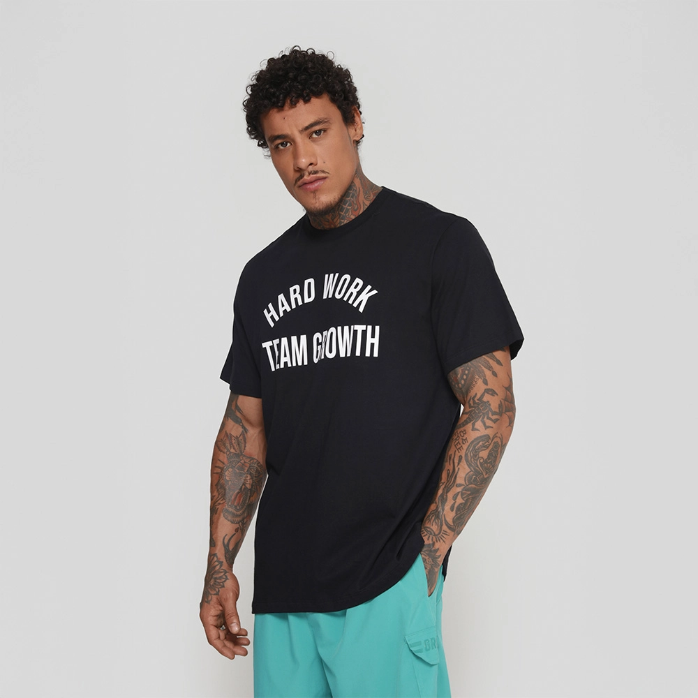 Camiseta Growth Eat Sleep Preta