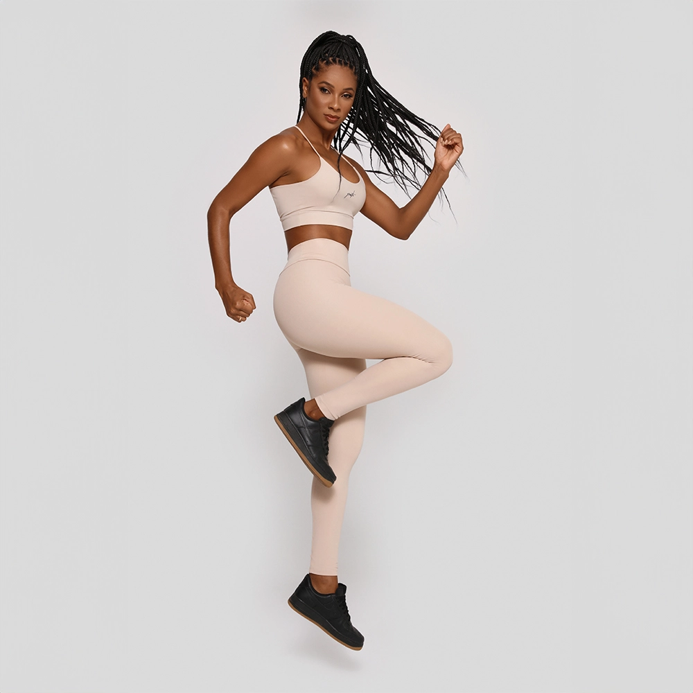 Legging Growth Pass Bege Nude