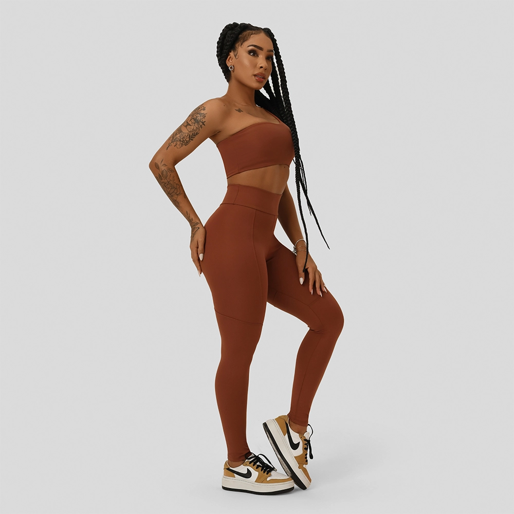 Legging Growth Shou Marrom Ambar