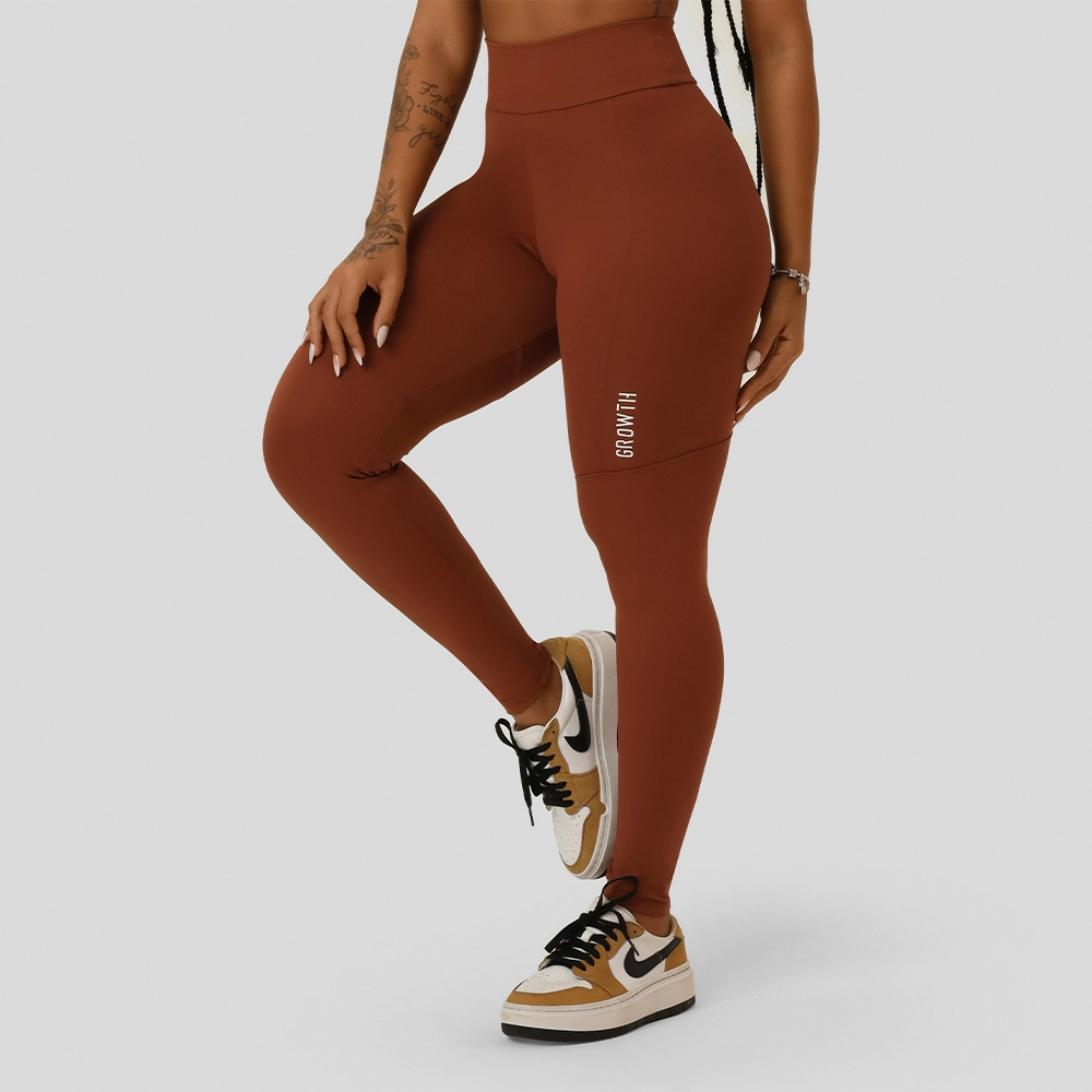 Legging Growth Shou Marrom Ambar