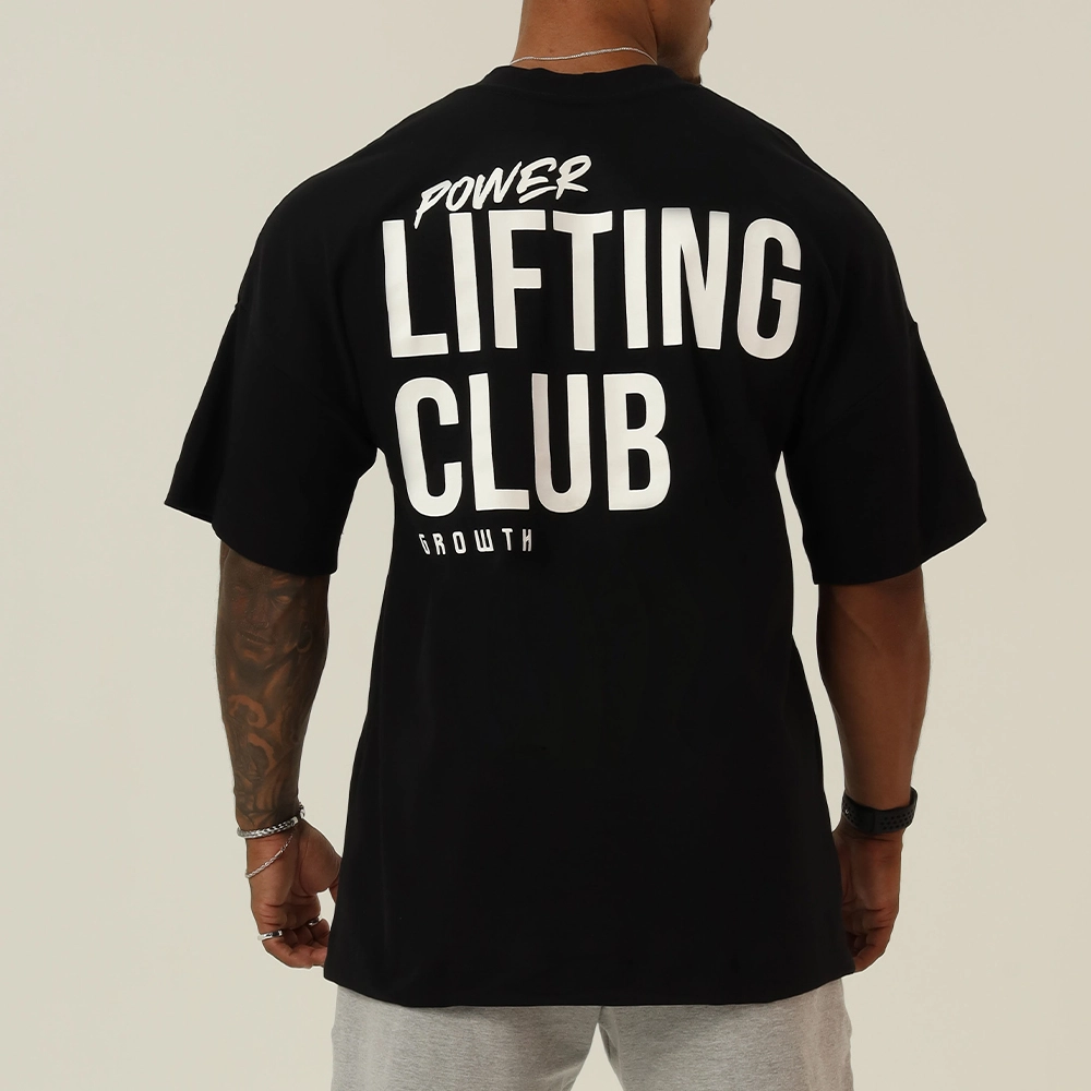 Camiseta Growth Oversized Lifting Preto