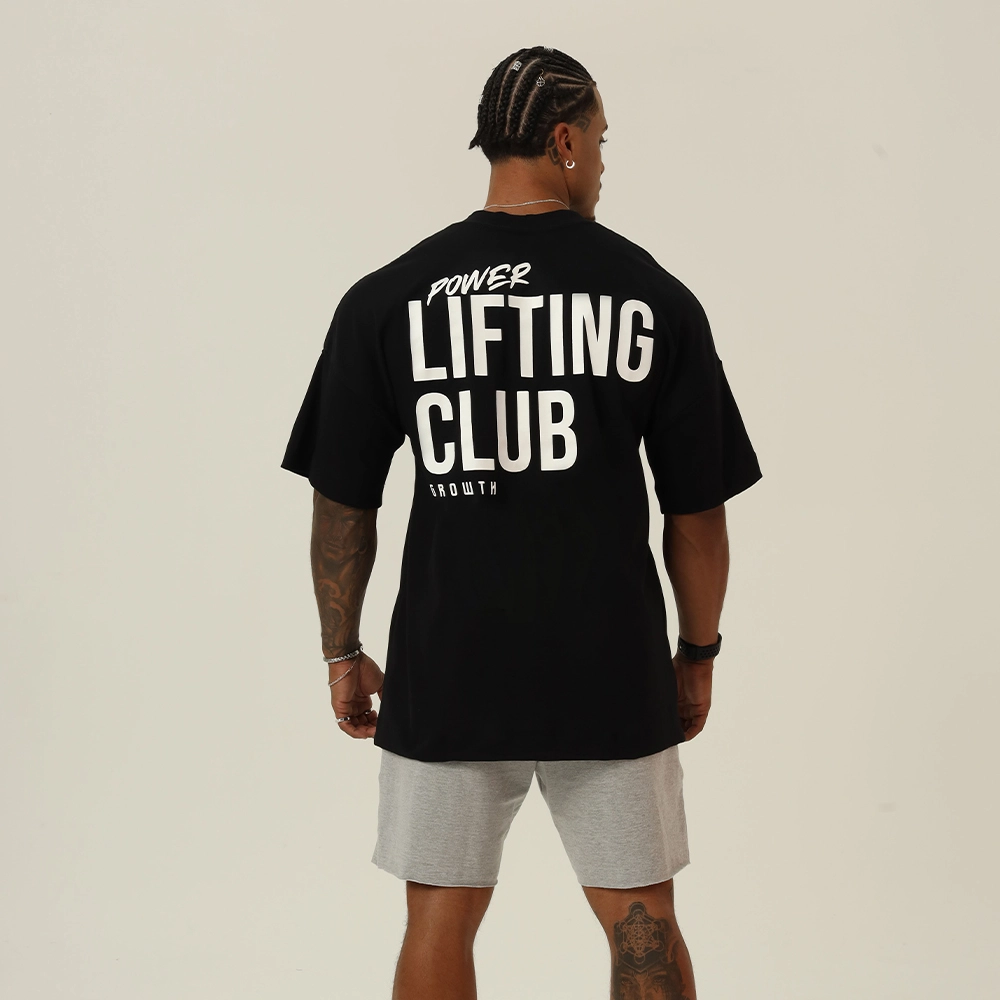 Camiseta Growth Oversized Lifting Preto