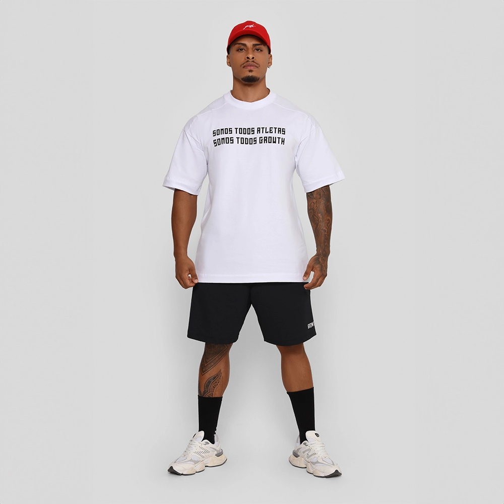 Camiseta Oversized Todos Growth Branco