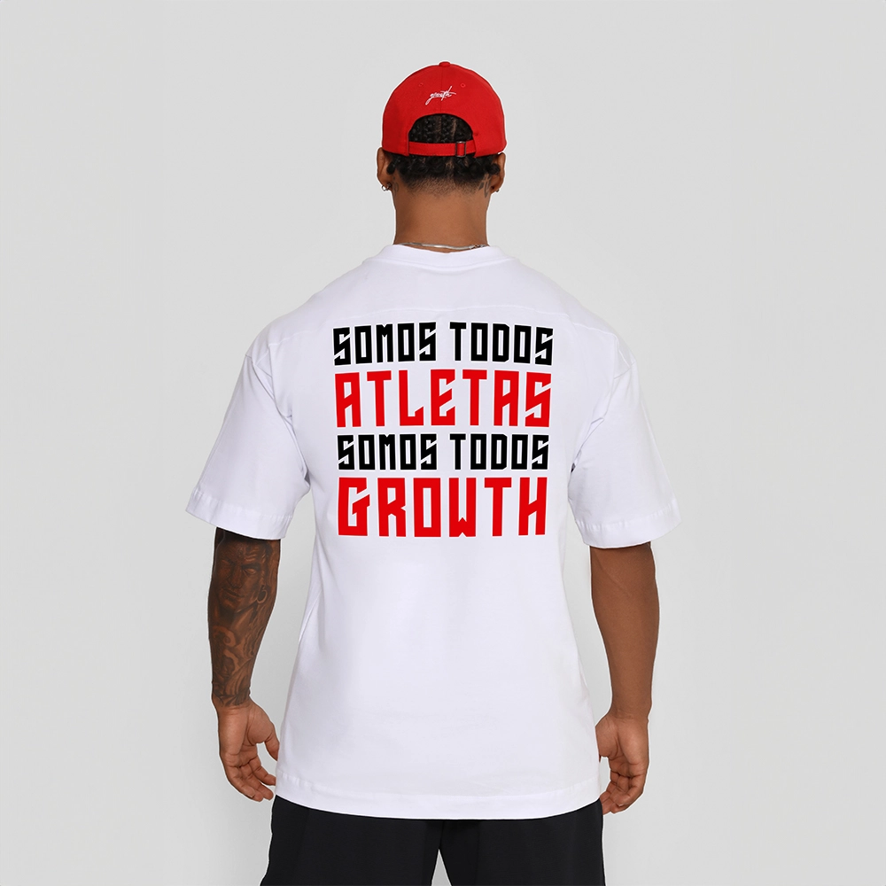 Camiseta Oversized Todos Growth Branco