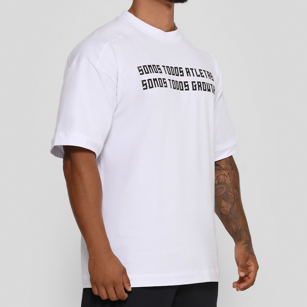 Camiseta Oversized Todos Growth Branco