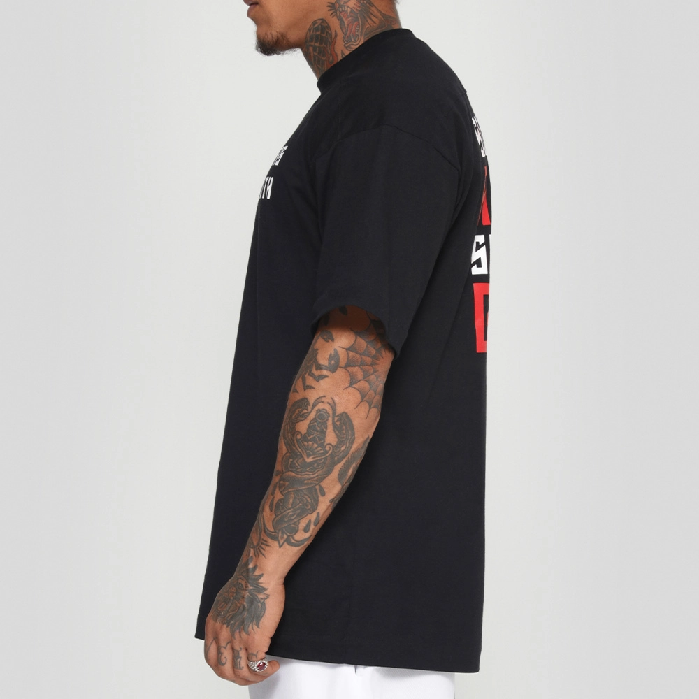 Camiseta Oversized Todos Growth Preto