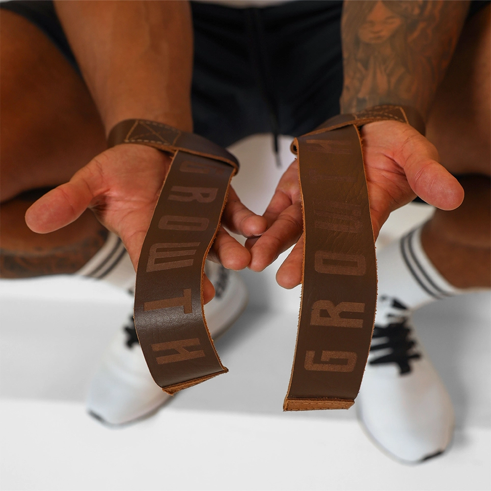 Fita Strap Couro Growth Marrom (Par)