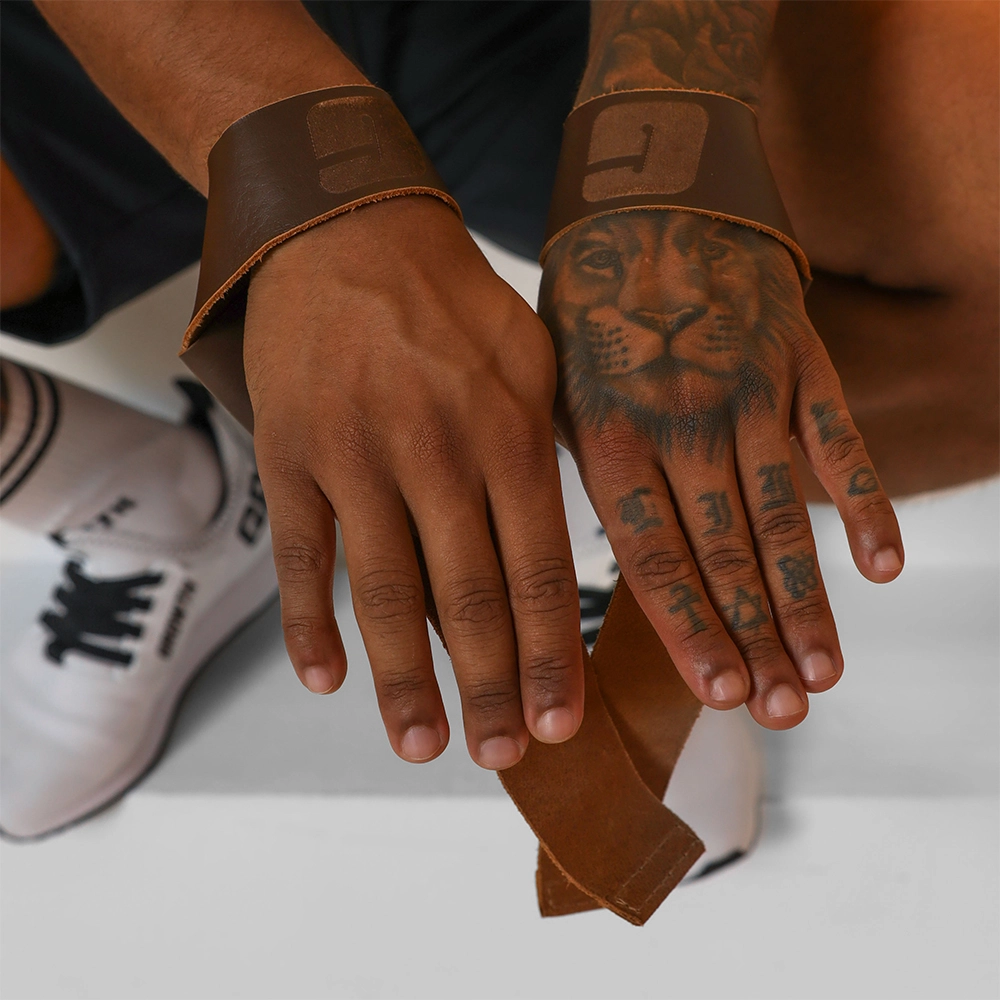 Fita Strap Couro Growth Marrom (Par)