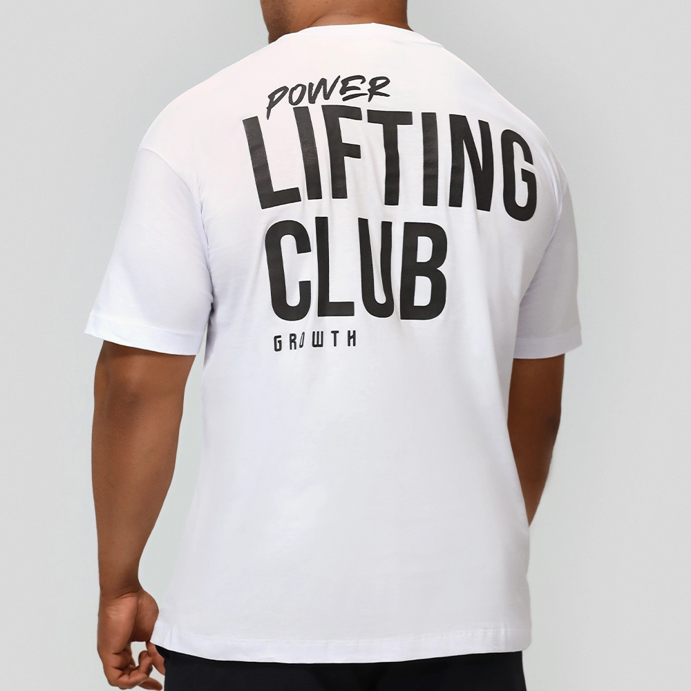 CAMISETA GROWTH OVERSIZED LIFTING BRANCO - GROWTH SUPPLEMENTS