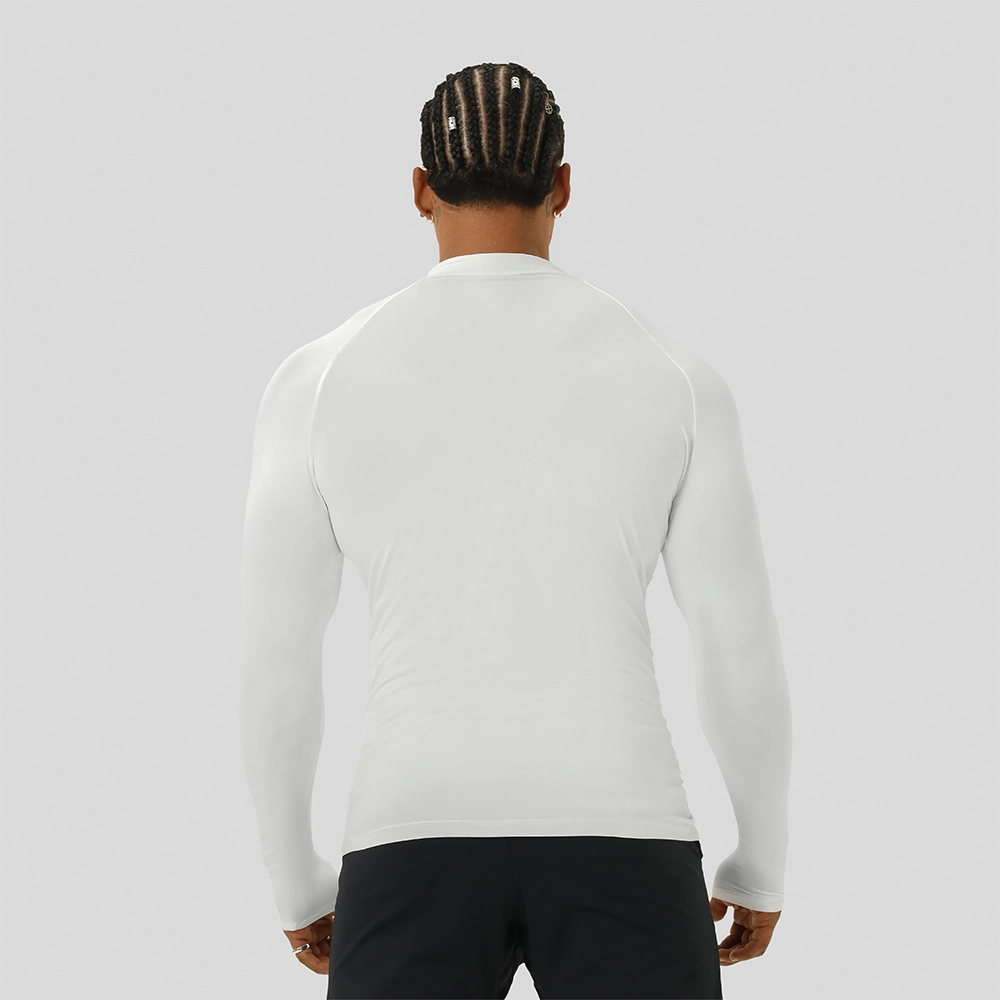 CAMISETA GROWTH COMPRESSÃO ZIP BRANCO - GROWTH SUPPLEMENTS