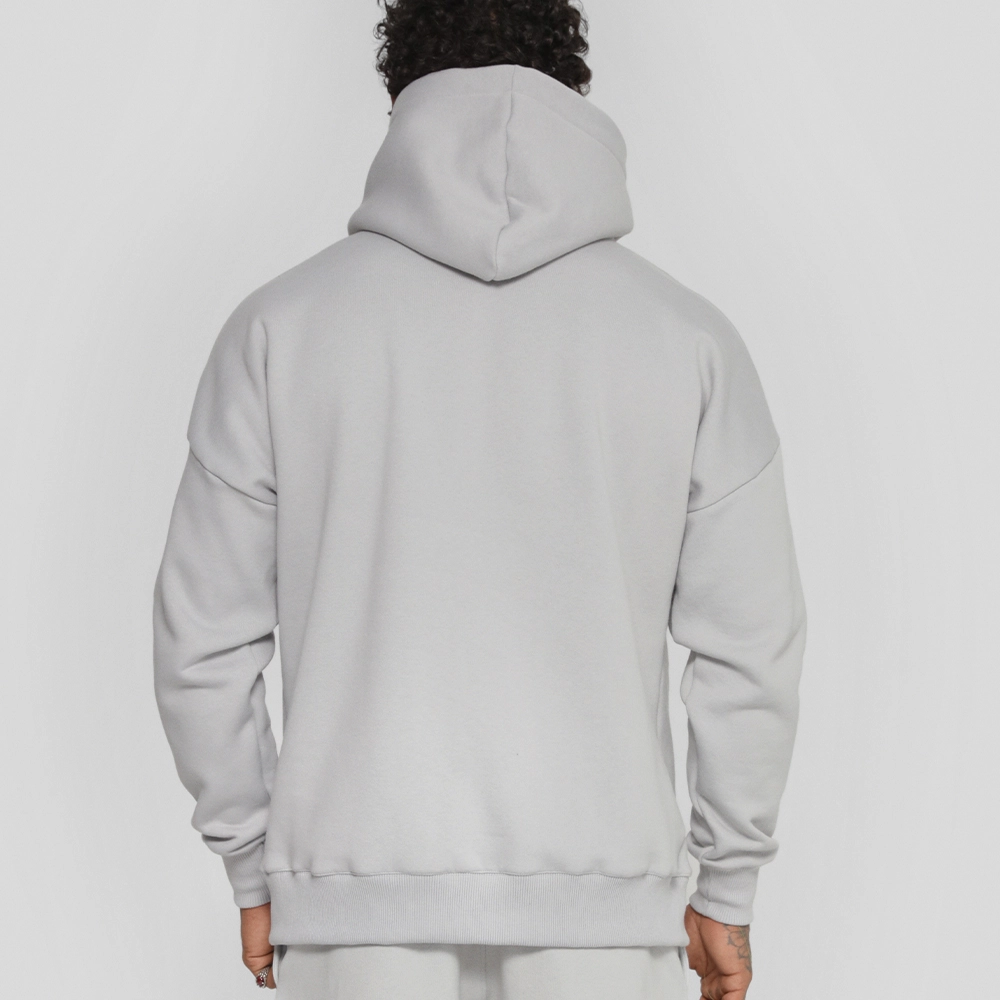 BLUSÃO MOLETOM GROWTH MANUSCRITO CINZA - GROWTH SUPPLEMENTS