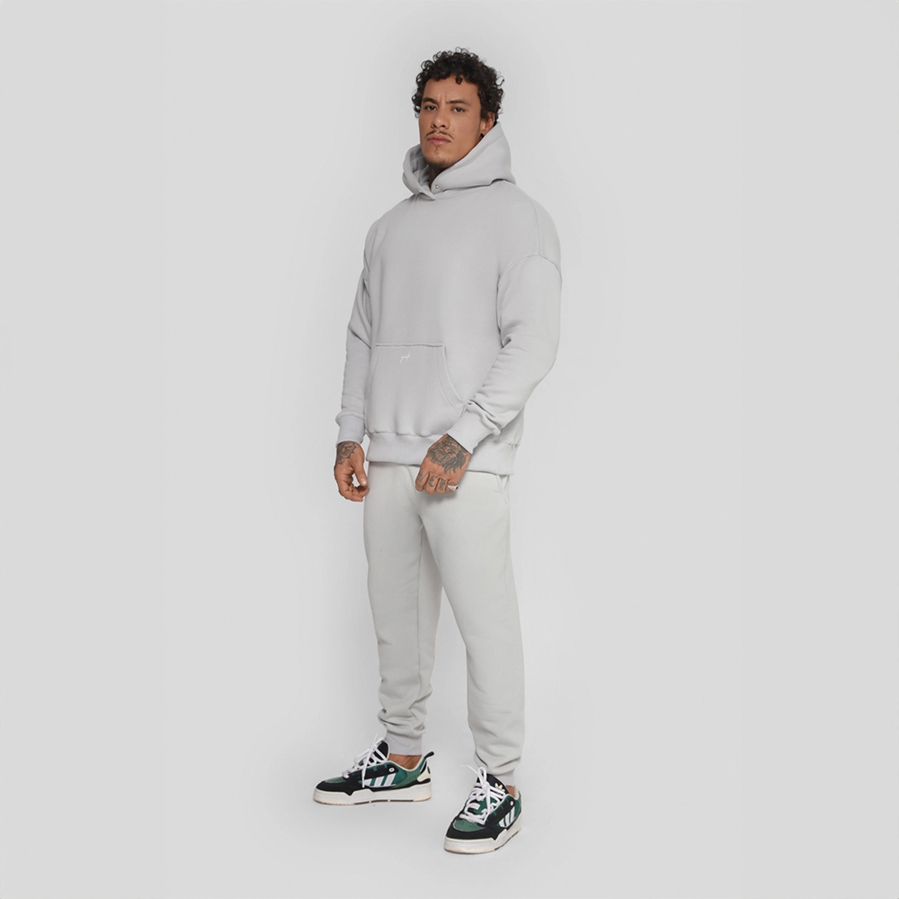 BLUSÃO MOLETOM GROWTH MANUSCRITO CINZA - GROWTH SUPPLEMENTS