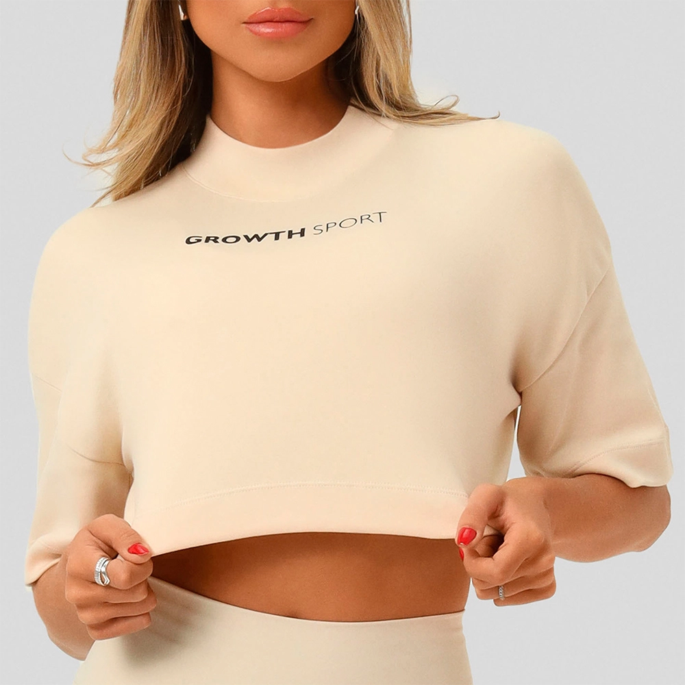 Cropped Growth Sport Oversized Bege