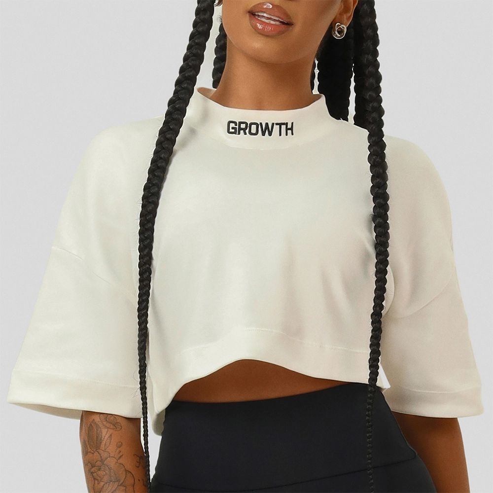 CROPPED GROWTH OVERSIZED OFF WHITE/PRETO - GROWTH SUPPLEMENTS