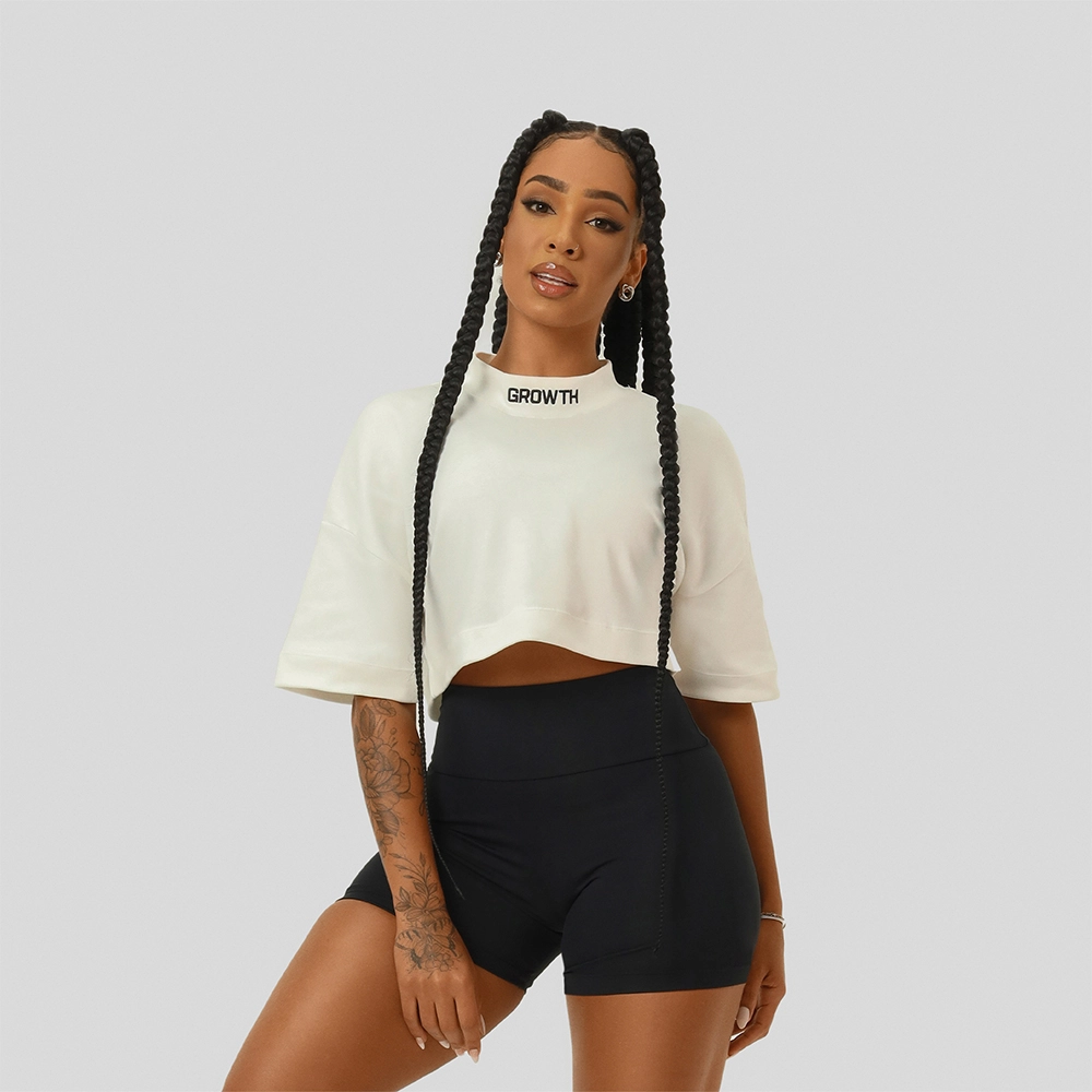 CROPPED GROWTH OVERSIZED OFF WHITE/PRETO - GROWTH SUPPLEMENTS