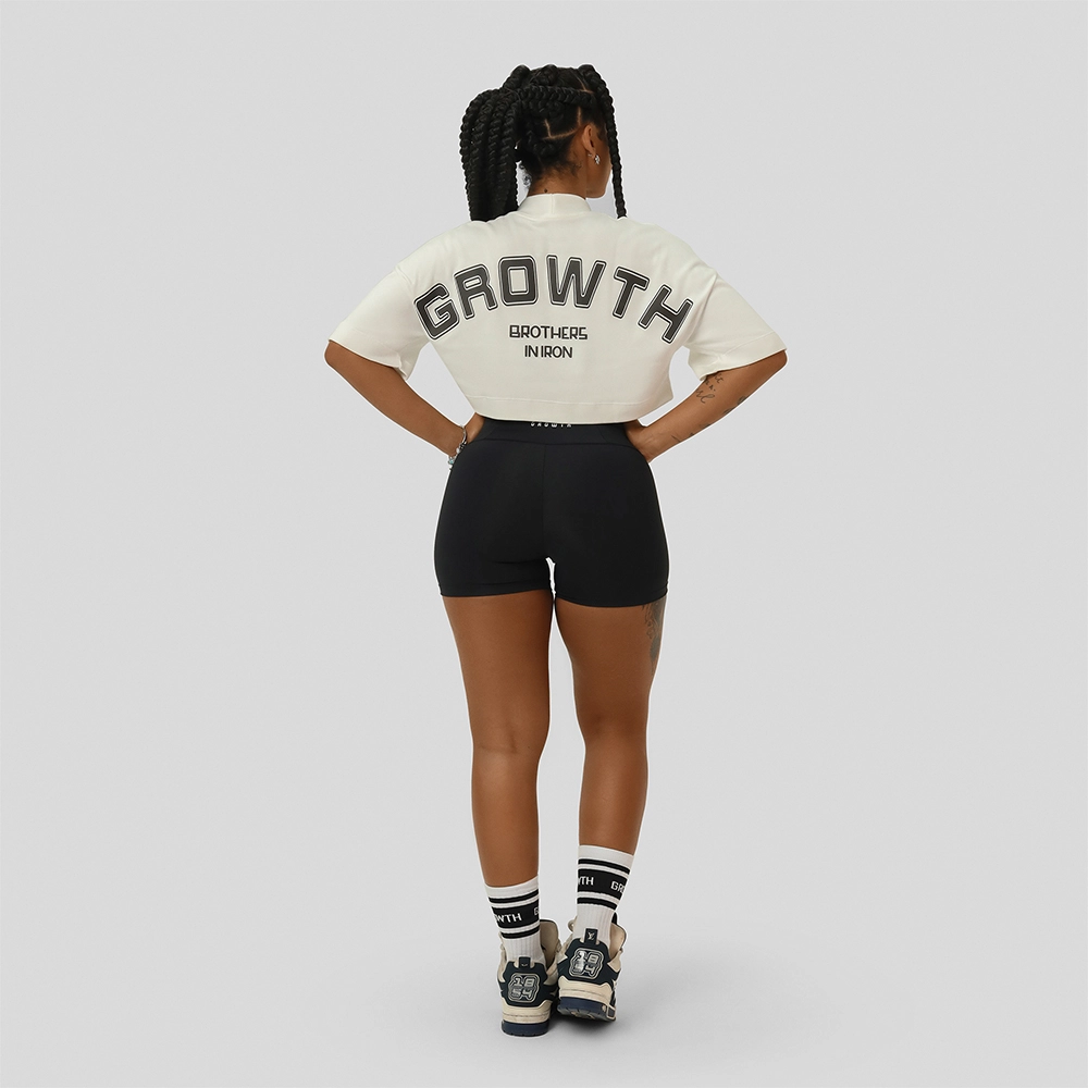 CROPPED GROWTH OVERSIZED OFF WHITE/PRETO - GROWTH SUPPLEMENTS