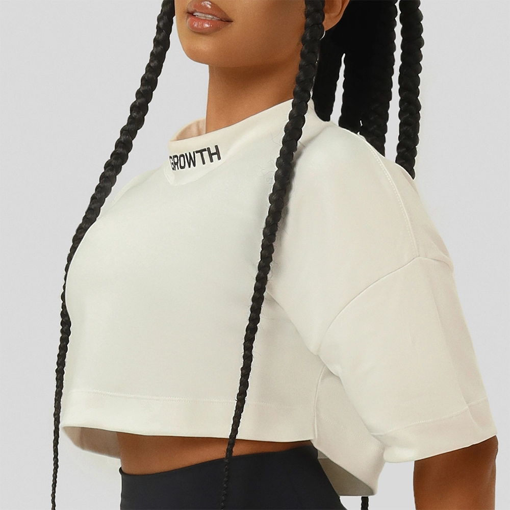 CROPPED GROWTH OVERSIZED OFF WHITE/PRETO - GROWTH SUPPLEMENTS