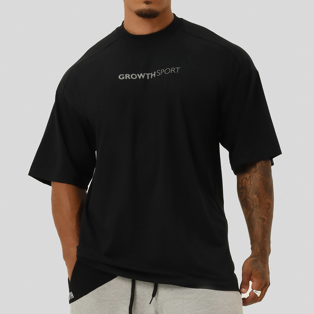 Camiseta Growth Sport Oversized Preston Preto