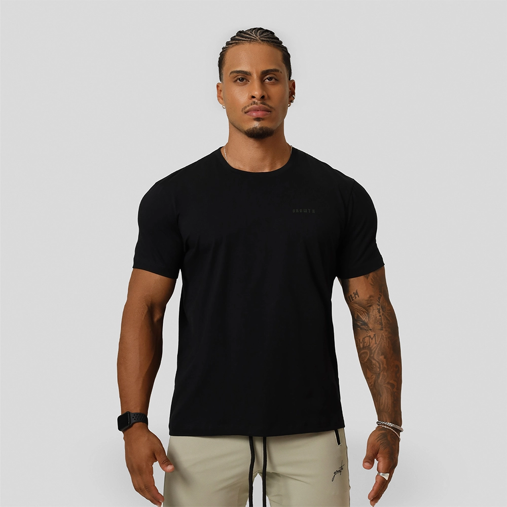 CAMISETA GROWTH SLIM PRETO - GROWTH SUPPLEMENTS