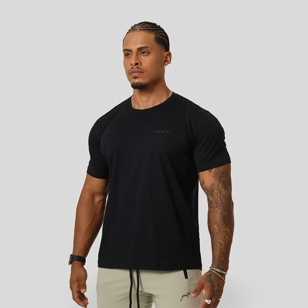 CAMISETA GROWTH SLIM PRETO - GROWTH SUPPLEMENTS