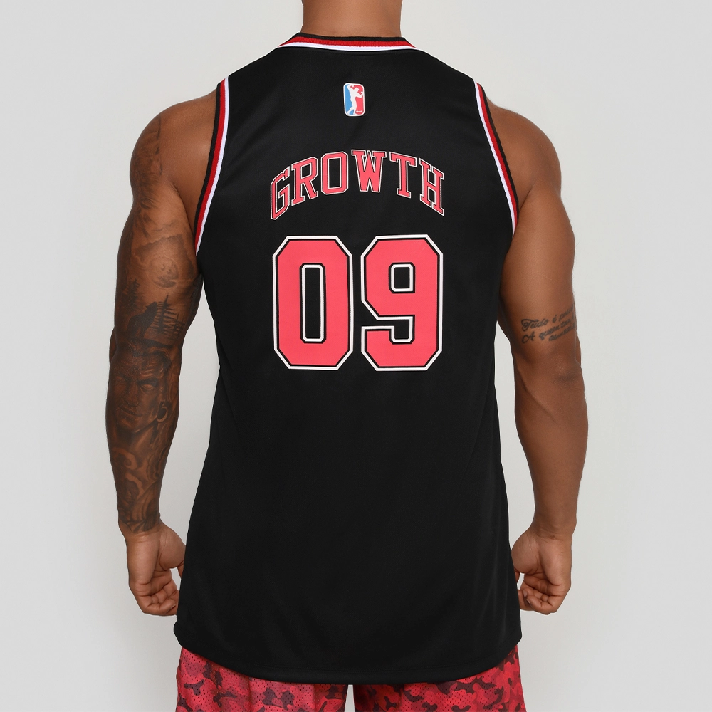 Regata Basket Growth Preta/Vermelha