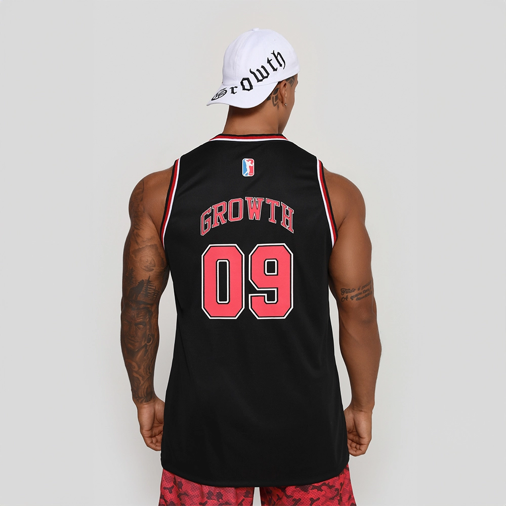 Regata Basket Growth Preta/Vermelha