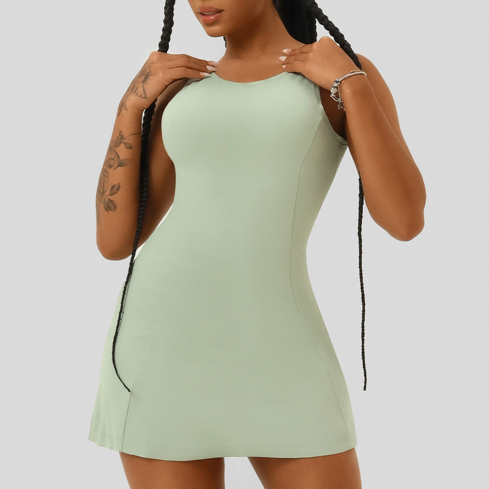 Vestido Growth Slim Verde Alone