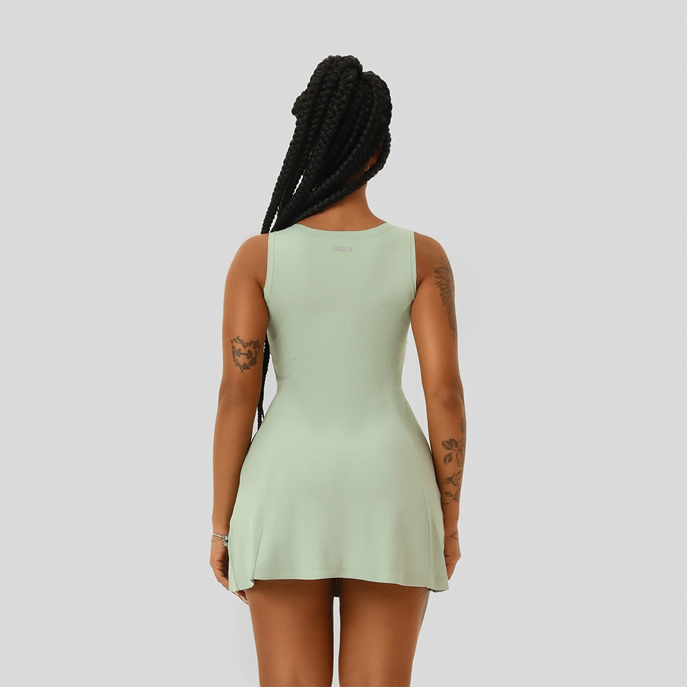 Vestido Growth Slim Verde Alone