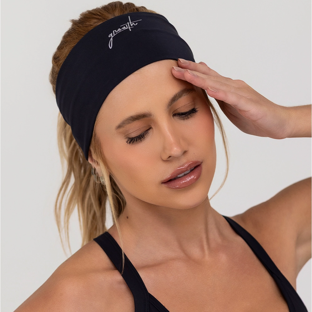 Faixa De Cabelo Growth Detals Preto