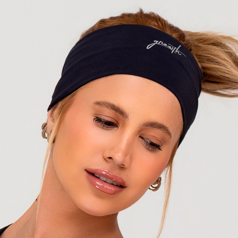 Faixa De Cabelo Growth Detals Preto