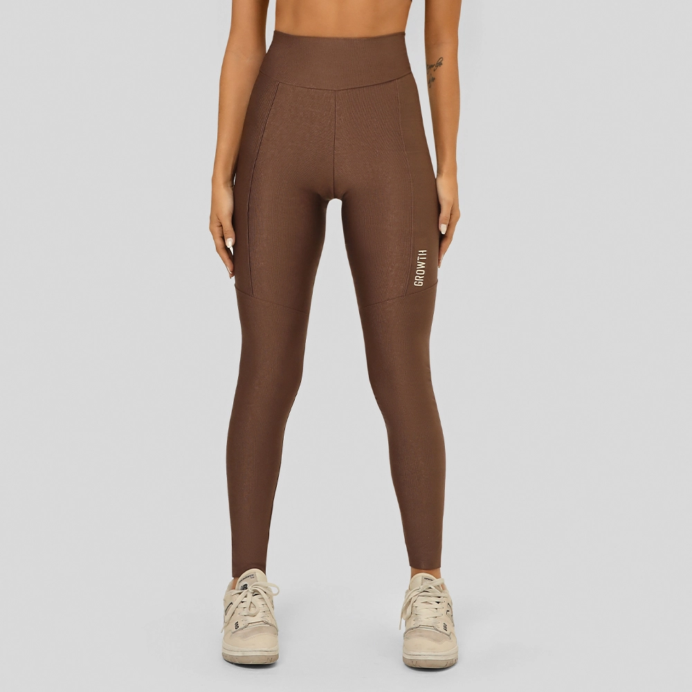 Legging Growth Plati Marrom