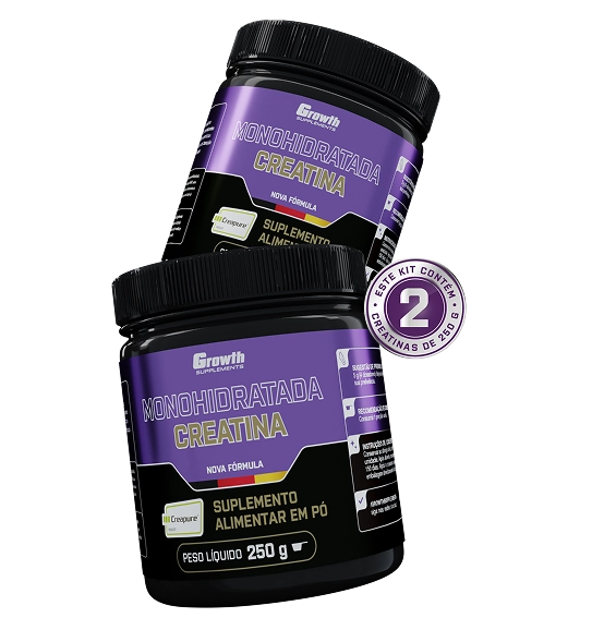 Foto do produto KIT CREATINA (CREAPURE®) 500G - GROWTH SUPPLEMENTS