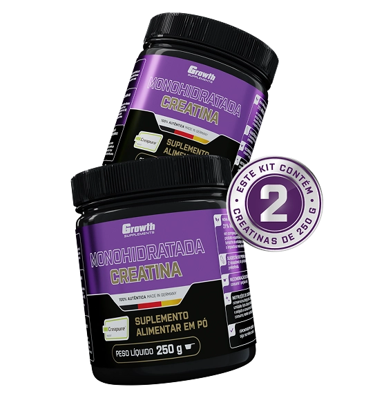 Foto do produto KIT CREATINA (CREAPURE®) 500G - GROWTH SUPPLEMENTS