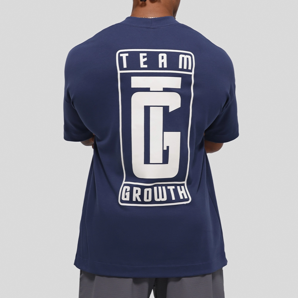 Camiseta Growth Oversized Tg Azul