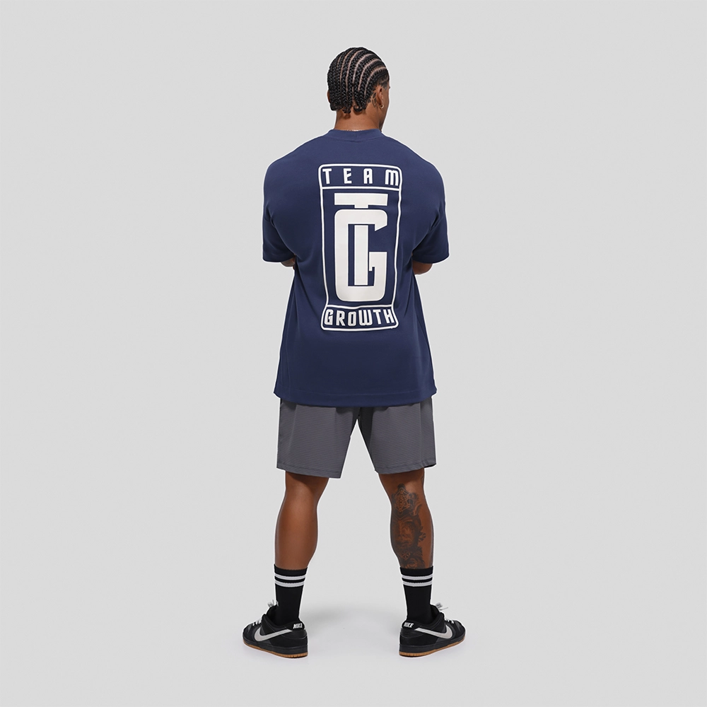 Camiseta Growth Oversized Tg Azul