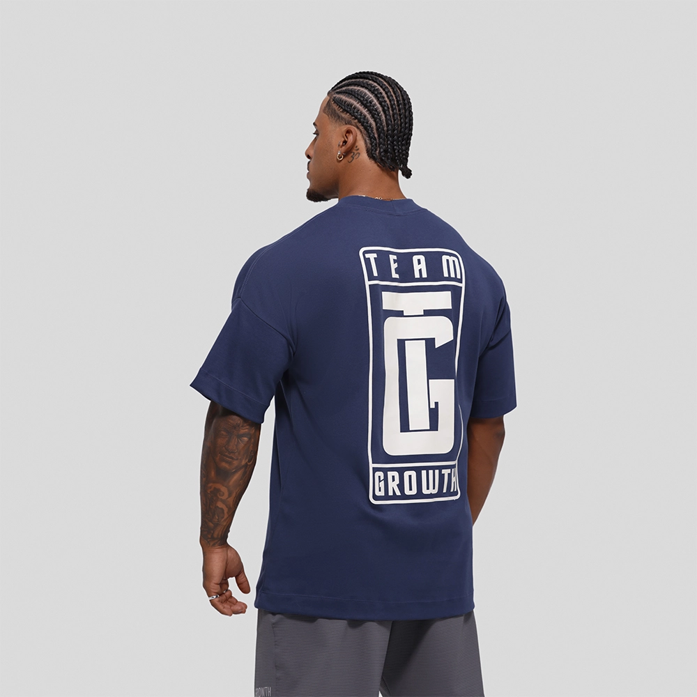 Camiseta Growth Oversized Tg Azul