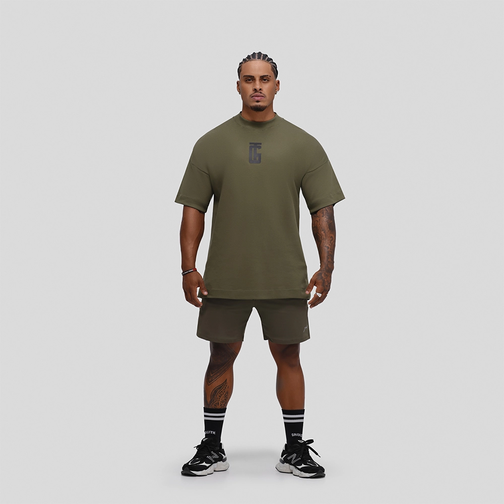 Camiseta Growth Oversized Tg Verde