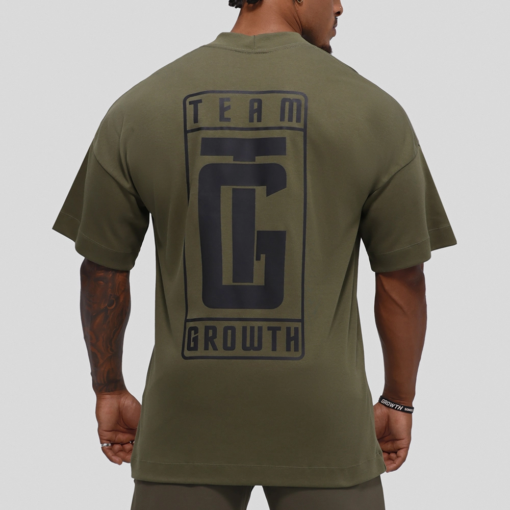 Camiseta Growth Oversized Tg Verde