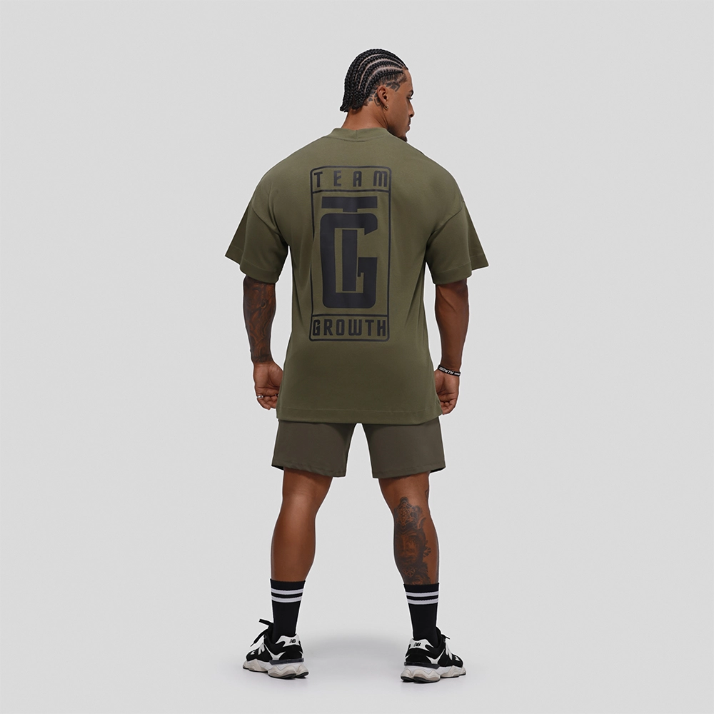 Camiseta Growth Oversized Tg Verde