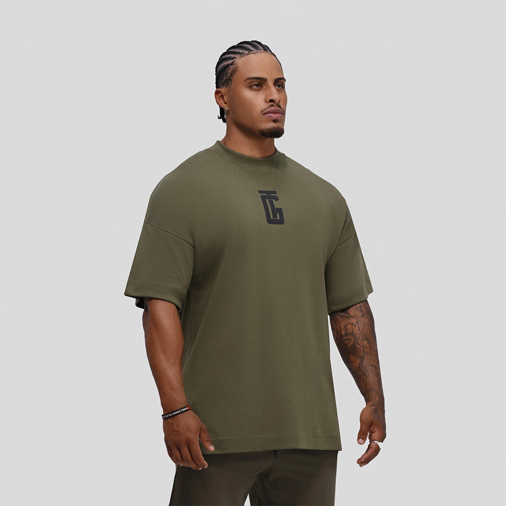Camiseta Growth Oversized Tg Verde