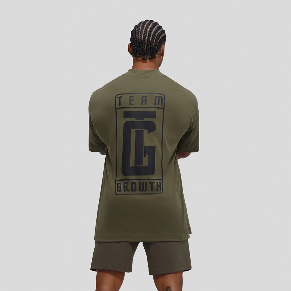 Camiseta Growth Oversized Tg Verde
