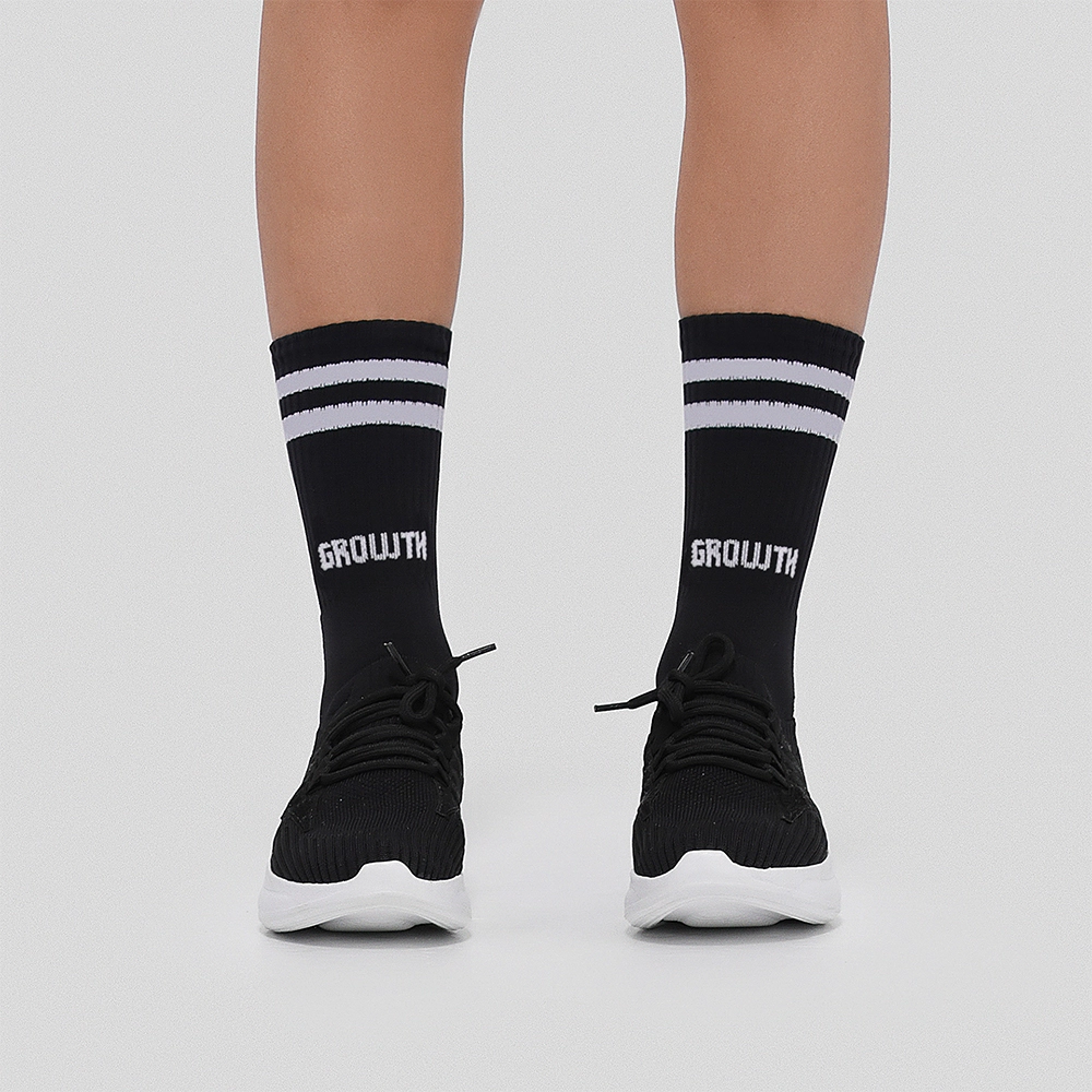 Meia Growth Range Preto