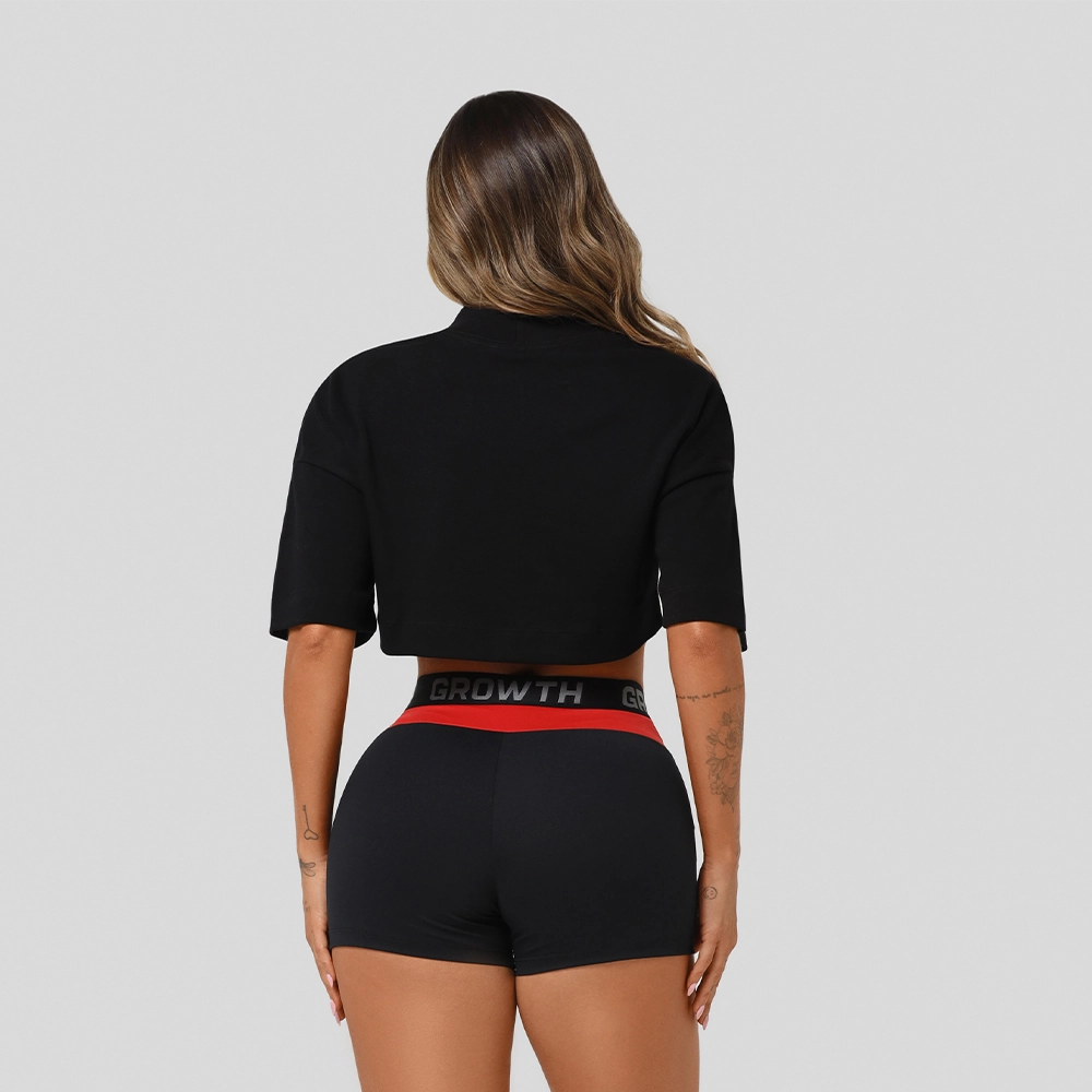 Cropped Growth Oversized Achievement Preto