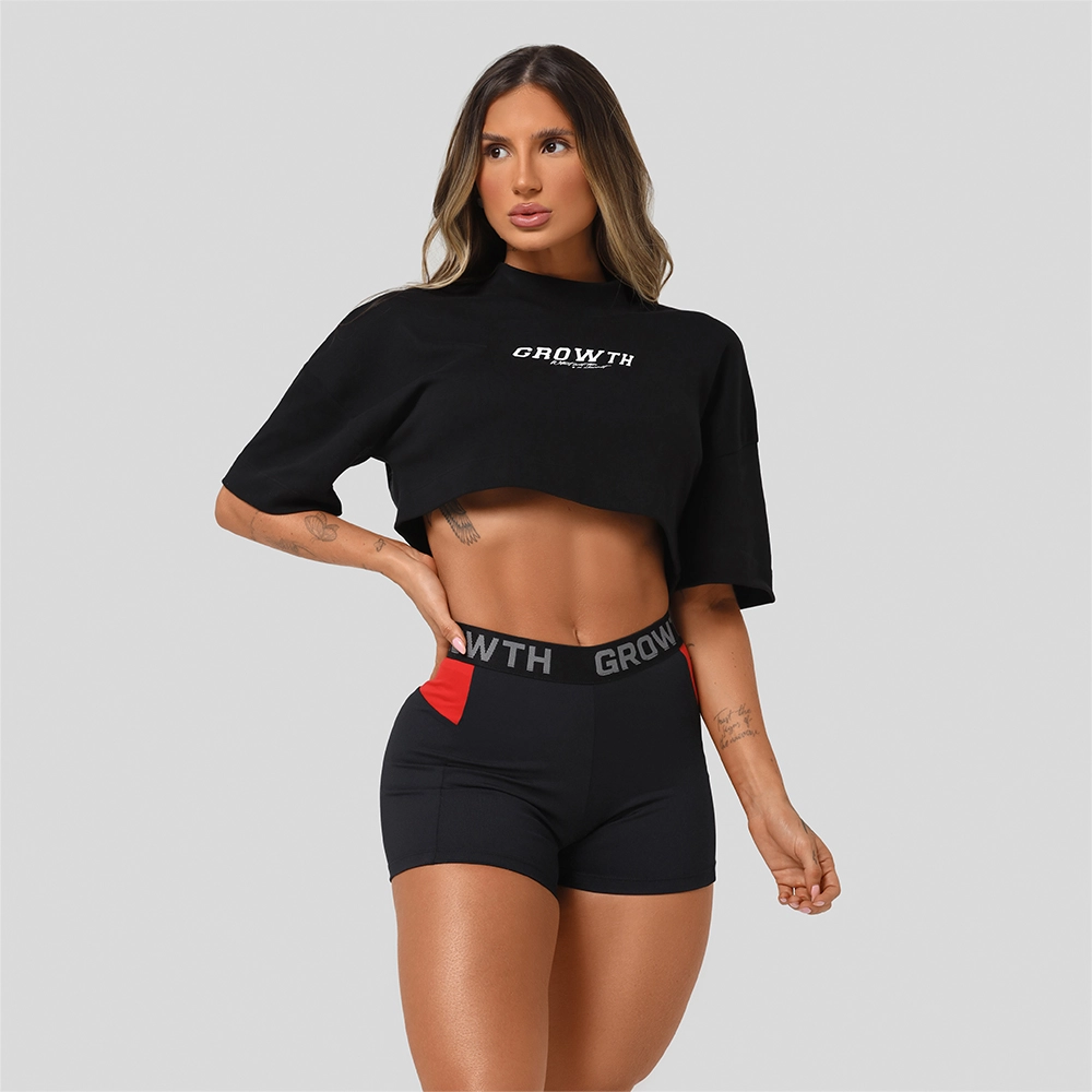 Cropped Growth Oversized Achievement Preto