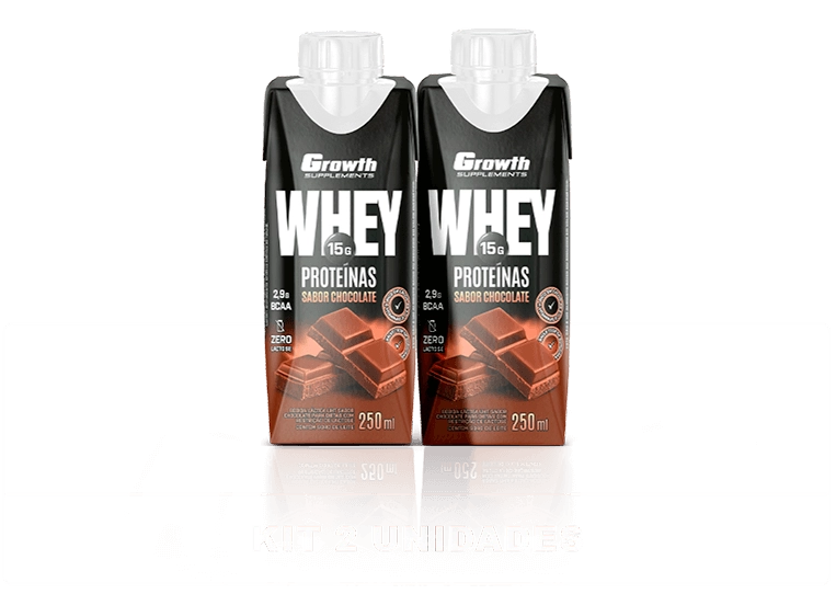 Foto do produto KIT 2X BEBIDA LÁCTEA CHOCOLATE - GROWTH SUPPLEMENTS