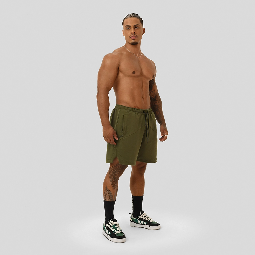 Bermuda Moletom Growth Verde Militar