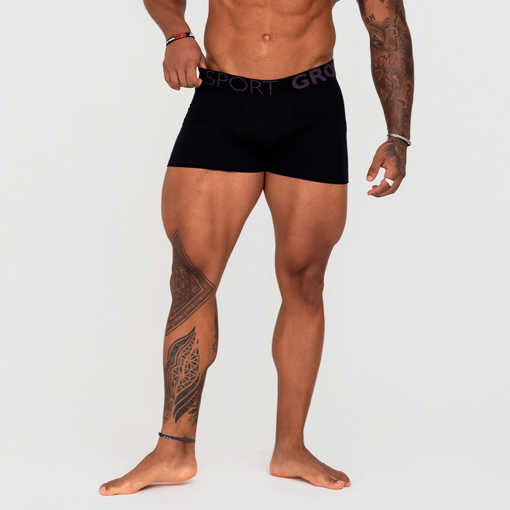 CUECA BOXER PRETA GROWTH PREMIUM - GROWTH SUPPLEMENTS