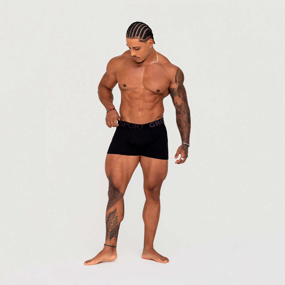 CUECA BOXER PRETA GROWTH PREMIUM - GROWTH SUPPLEMENTS