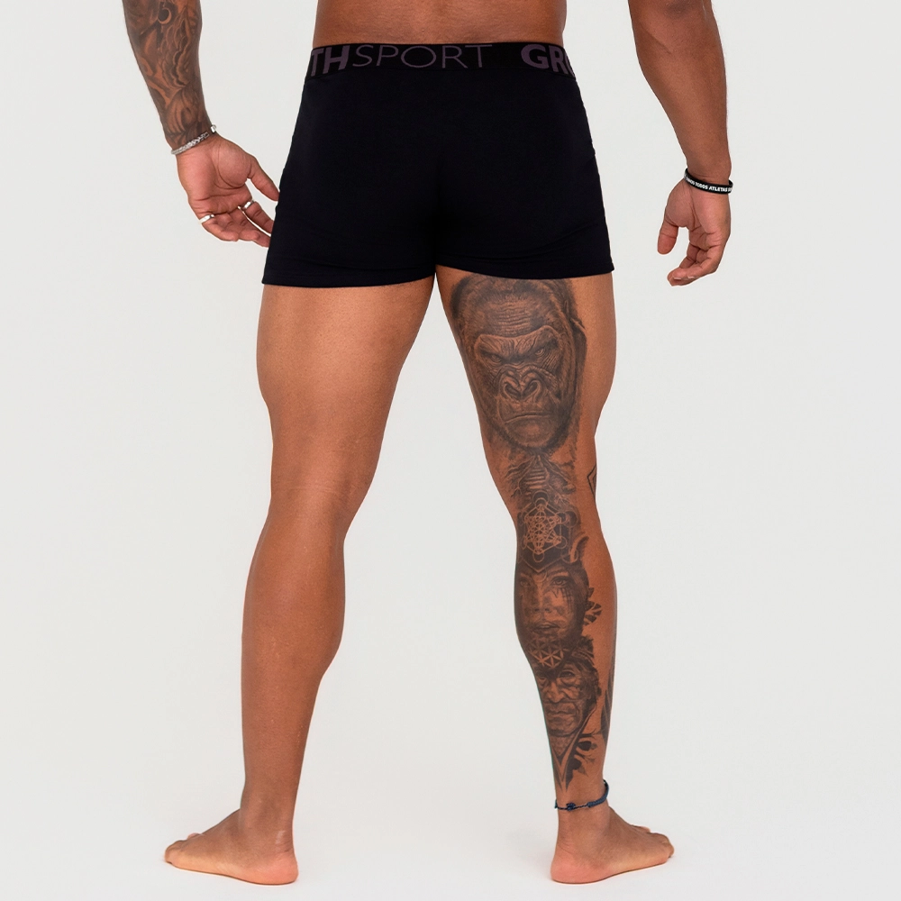 CUECA BOXER PRETA GROWTH PREMIUM - GROWTH SUPPLEMENTS