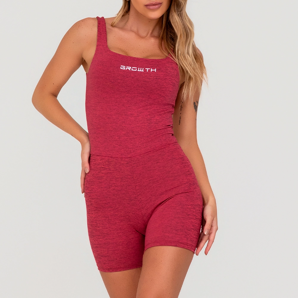 Macaquinho Growth Detalhe Costas C/Tira Rosa